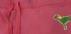 Pink cute ×small favorite sweat pants cropped vintage Victoria secret